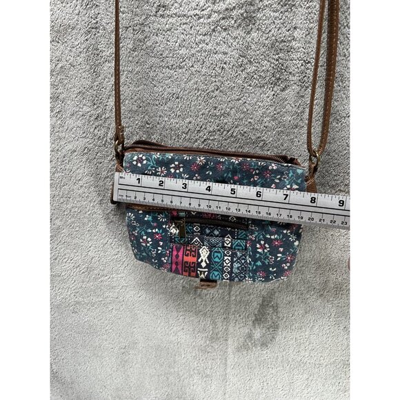 Vtg 90’s Union Bay Patchwork purse Bag Small Hand Bag Y2K Hippie Bohemian - Picture 8 of 16